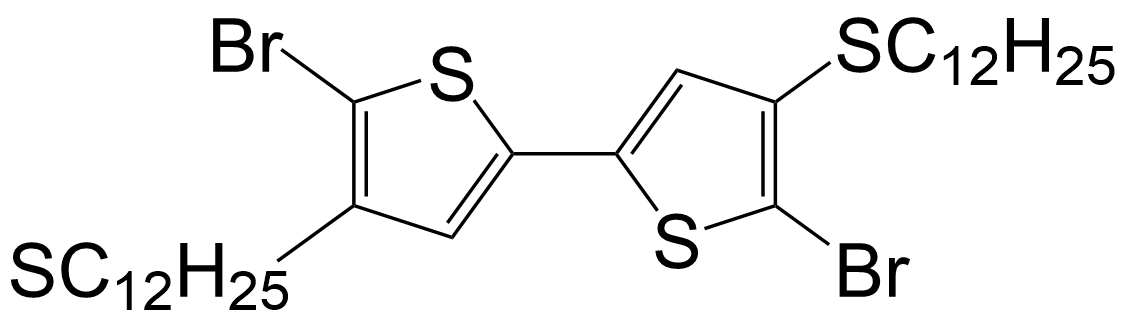 5,5'-dibromo-4,4'-bis(dodecylthio)-2,2'-bithiophene/2100265-59-4